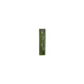Элемент изразцовой плитки, полоска «Виньетки» зеленый
