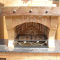 Барбекю с плитой под казан, разделочным столом, натуральной гранитной столешницей (2)